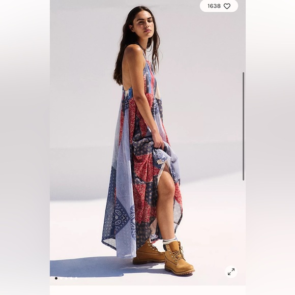 Free people We The Free Heritage Maxi Dress size small nwt - Picture 3 of 7